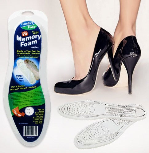 2 x Memory Foam Insoles