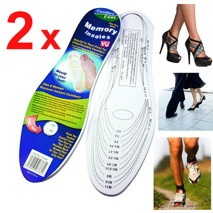 2 x Memory Foam Insoles