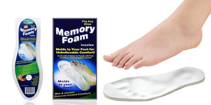 2 x Memory Foam Insoles