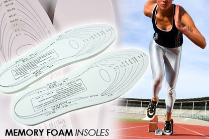 2 x Memory Foam Insoles