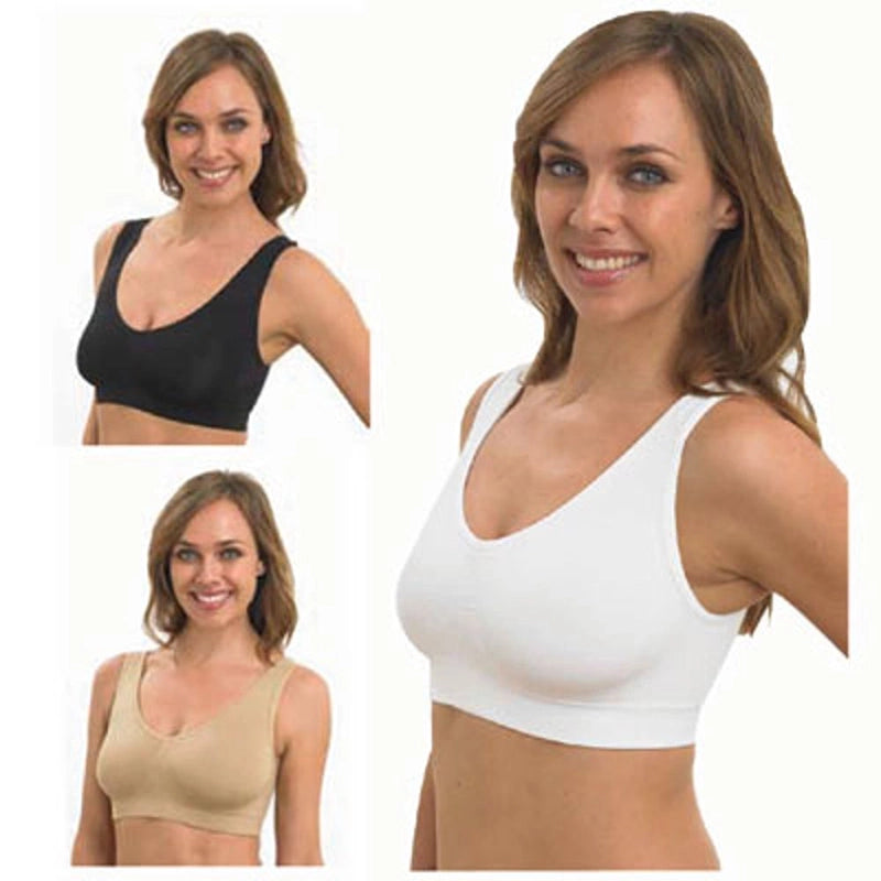 3 x Pack Ahh Seamless Sports Bras