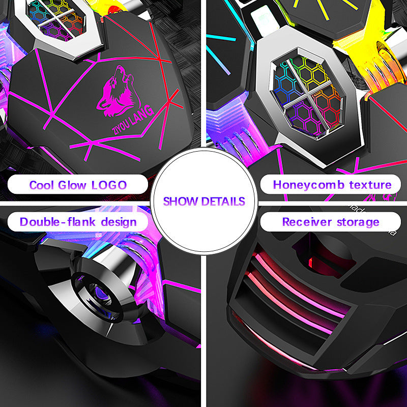 X13 Gaming Wireless Mechanical RGB Optical Mouse