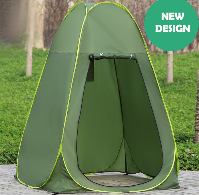 Instant Pop Up Camp Toilet Portable Outdoor Shower Privacy Shelter Tent with Bag