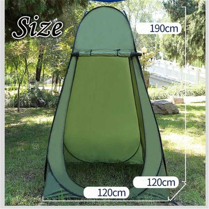 Instant Pop Up Camp Toilet Portable Outdoor Shower Privacy Shelter Tent with Bag