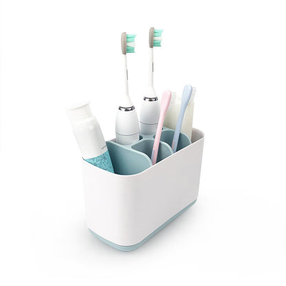 Easy-Store Large Toothbrush Holder Rack Caddy Bathroom Storage Organiser