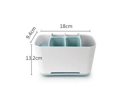 Easy-Store Large Toothbrush Holder Rack Caddy Bathroom Storage Organiser