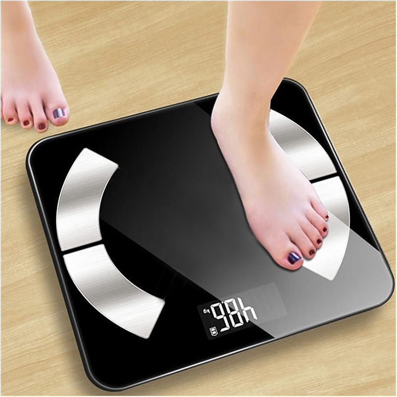 Smart Digital Tempered Glass Body Analysis Bluetooth Bathroom Scale