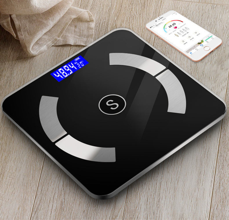 Smart Digital Tempered Glass Body Analysis Bluetooth Bathroom Scale