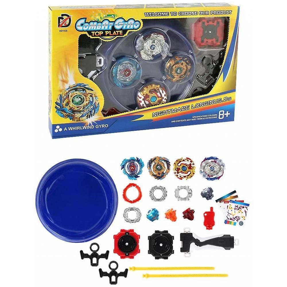 Blade Burst Battle Gyro Spinning Top Set With Launcher & Stadium