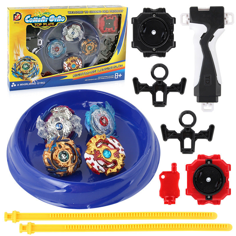 Blade Burst Battle Gyro Spinning Top Set With Launcher & Stadium