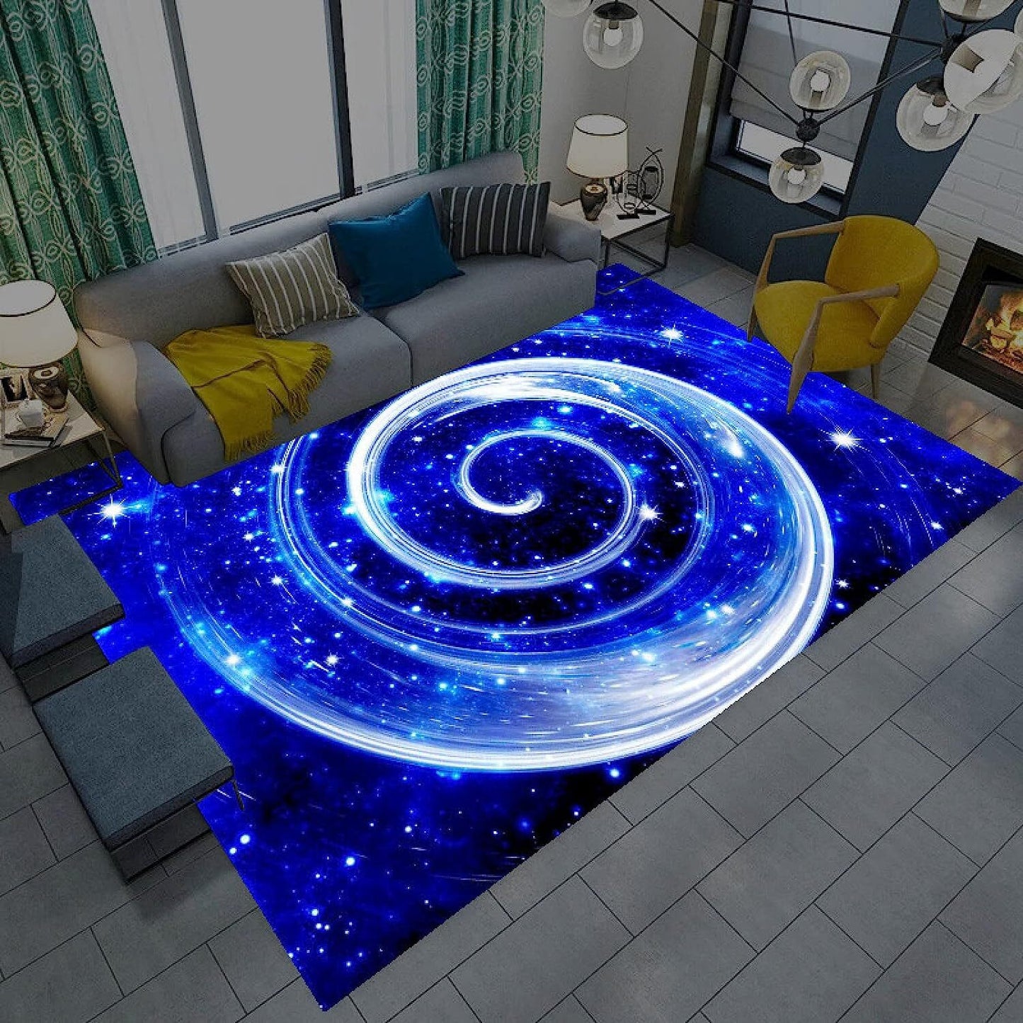 XL Extra Large Cosmos Rug Carpet Mat (300 x 200)