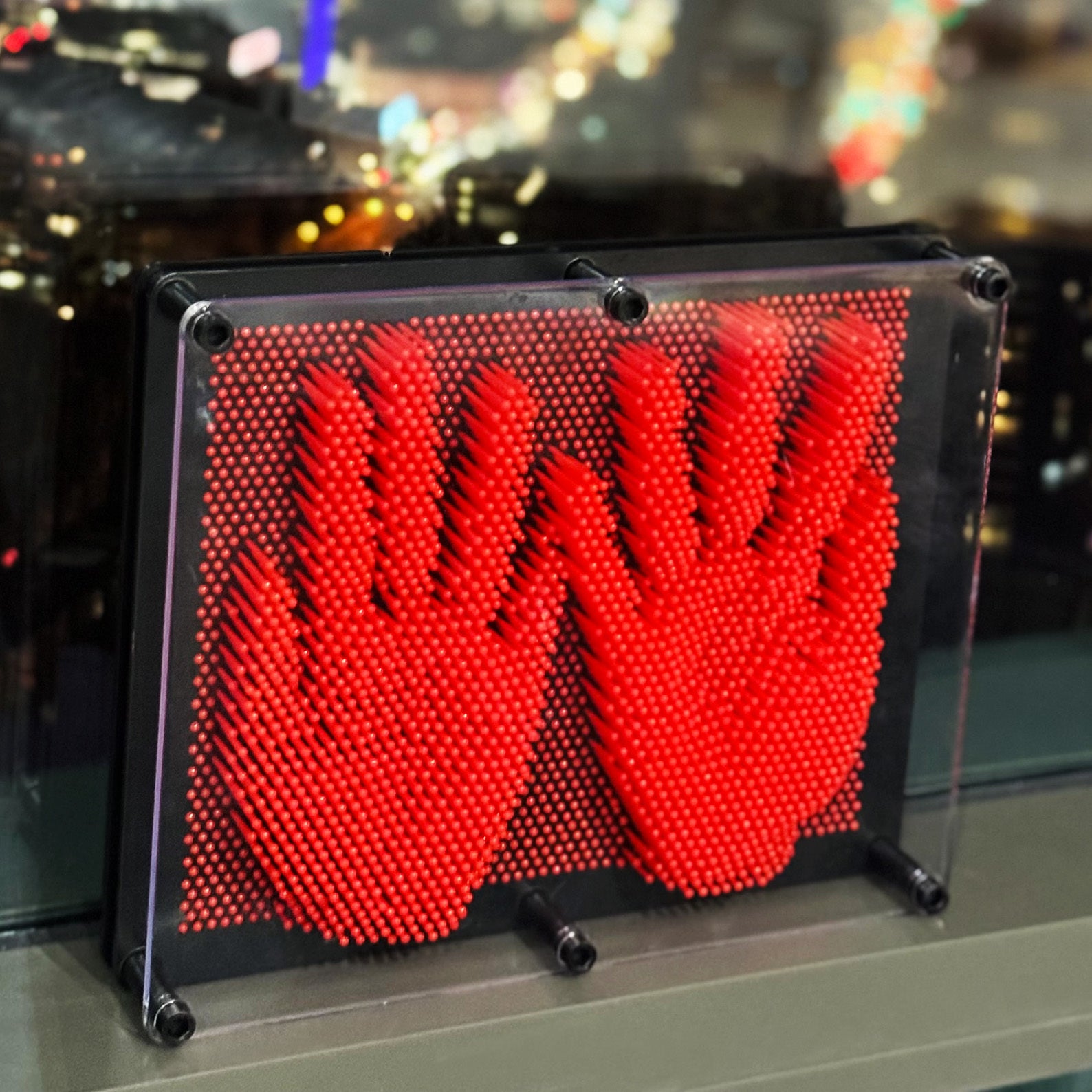 3d Pin Art Board Metallo Argento Giocattolo Per Sculture 3d Pin Art Board Metallo Argento Giocattolo Per Sculture