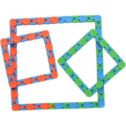 24 Links Wacky Track Snake Puzzle Fidget Toy