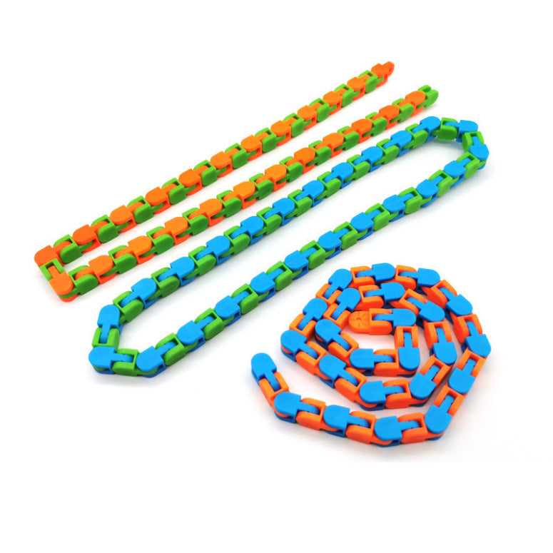 24 Links Wacky Track Snake Puzzle Fidget Toy