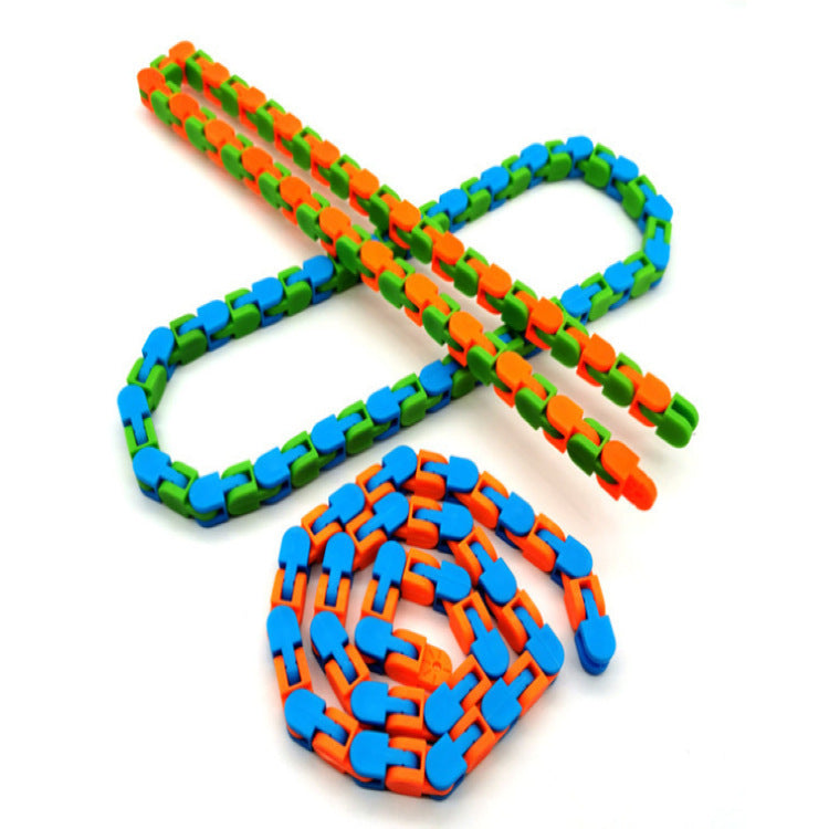 24 Links Wacky Track Snake Puzzle Fidget Toy