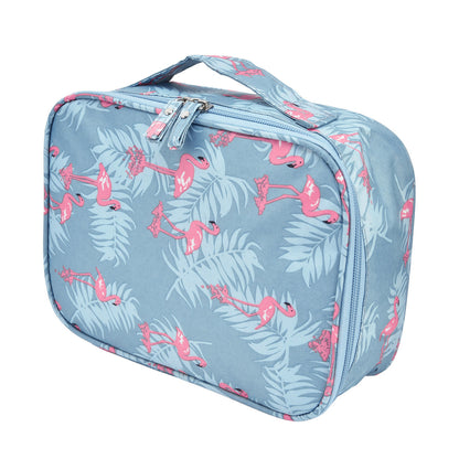 Flamingo Makeup Case Cosmetic Organizer Travel Toiletry Bag