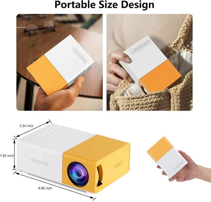 Portable Mini HD Projector Home Theater Mobile Cinema