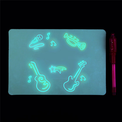 A4 Light Up Drawing Board Magic Pad Educational Toy