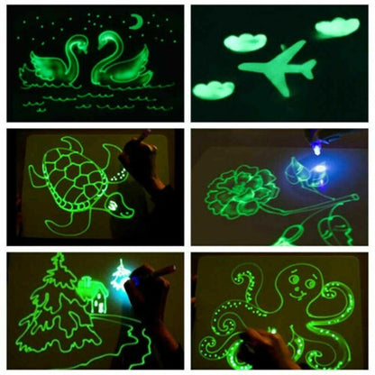 A4 Light Up Drawing Board Magic Pad Educational Toy