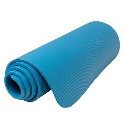 Health and Fitness Extra Thick Yoga Mat 8mm (Blue)