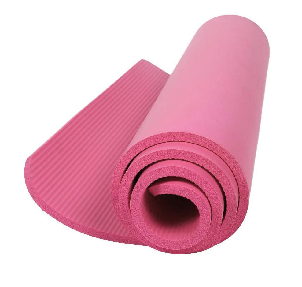 Health and Fitness Extra Thick Yoga Mat 8mm (Pink)