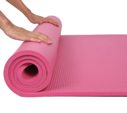 Health and Fitness Extra Thick Yoga Mat 8mm (Pink)