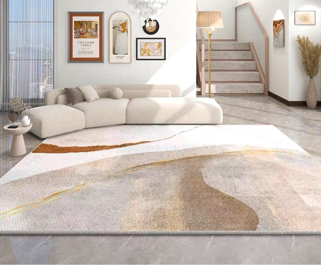 Lush Plush Essence Bedroom/Living Room Cotton Carpet Area Rug (200 x 140)