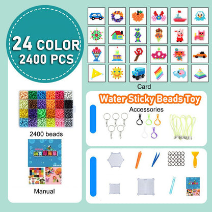 2400 Colourful Water Beads and Accessories Arts and Craft Kit