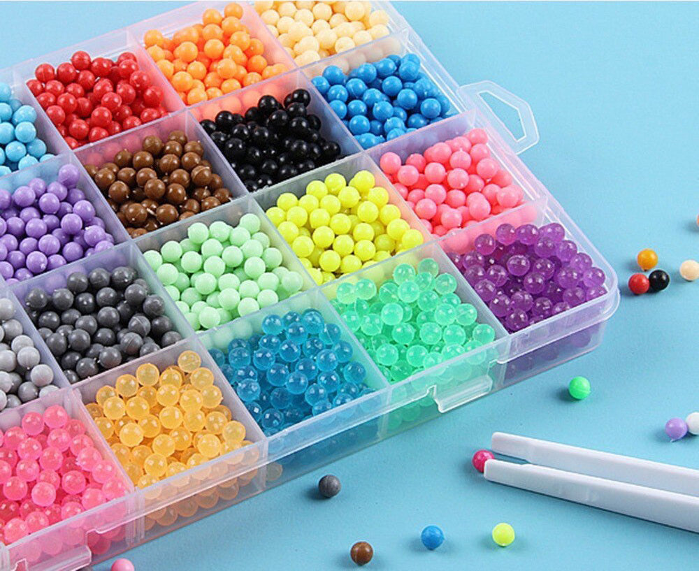 2400 Colourful Water Beads and Accessories Arts and Craft Kit