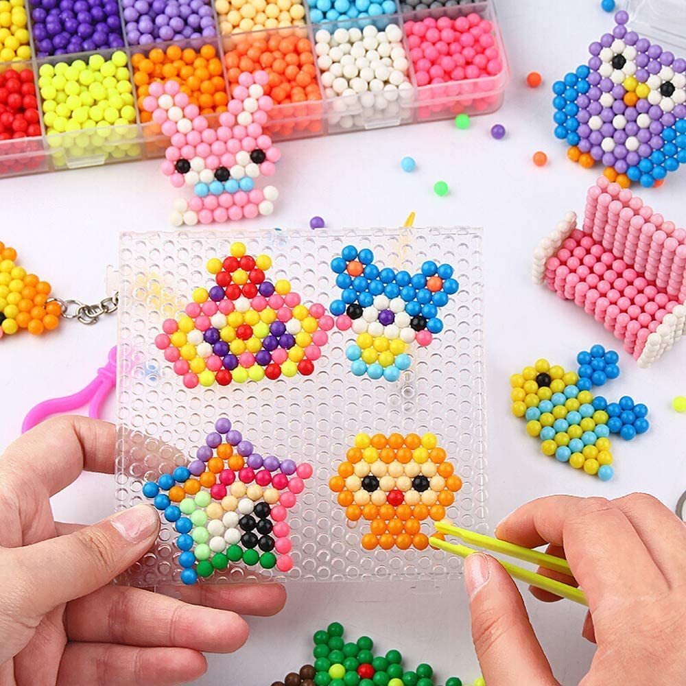 2400 Colourful Water Beads and Accessories Arts and Craft Kit