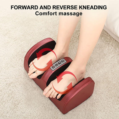 Therapeutic Heated Foot Massager Electric Heating Massage Reflexology Calf Leg Pain Relief Relaxation