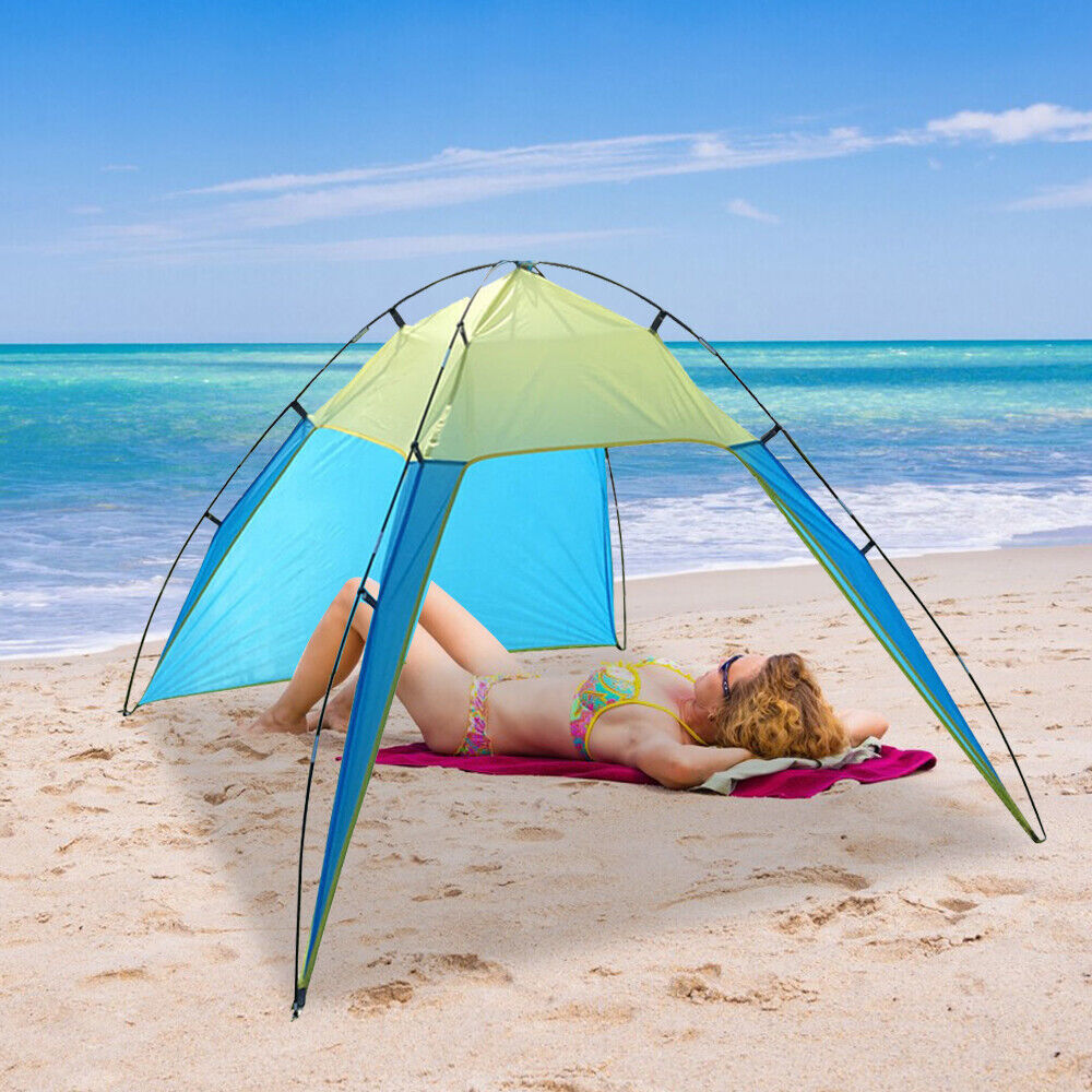 Island Sun Shelter 6-Person Pop Up Beach Tent