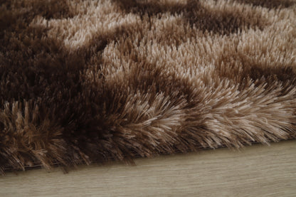 XL Comfortable Shag Rug (300 x 200, Coffee)