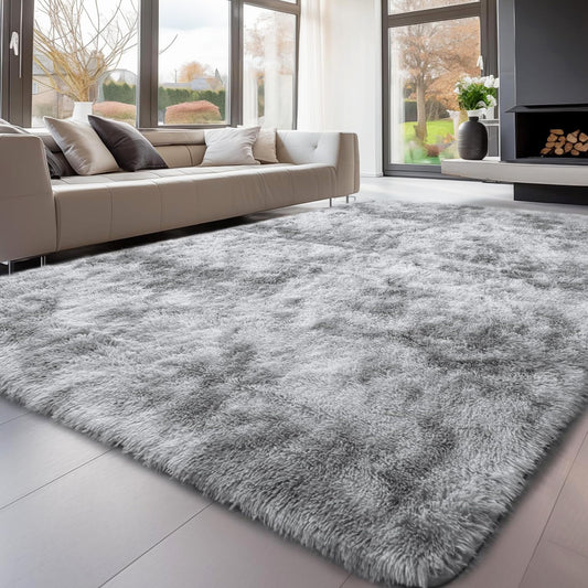 XL Comfortable Shag Rug (300 x 200, Platinum)