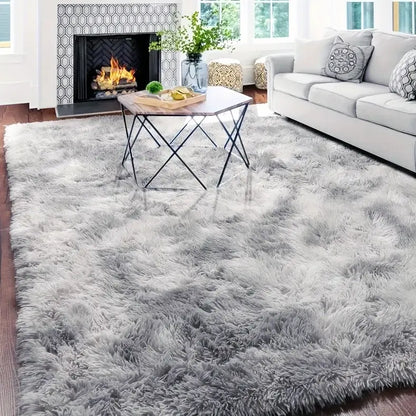 XL Comfortable Shag Rug (300 x 200, Platinum)