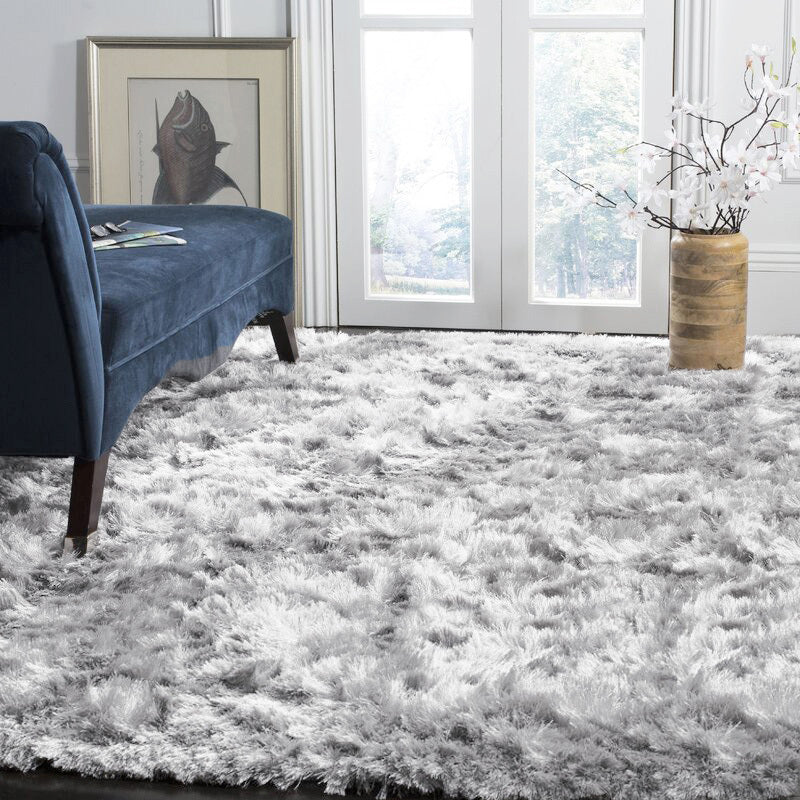 XL Comfortable Shag Rug (300 x 200, Platinum)