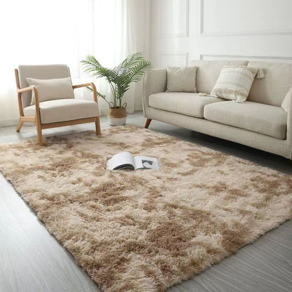 Large Comfortable Soft Shag Rug (230 x 160, Tan)