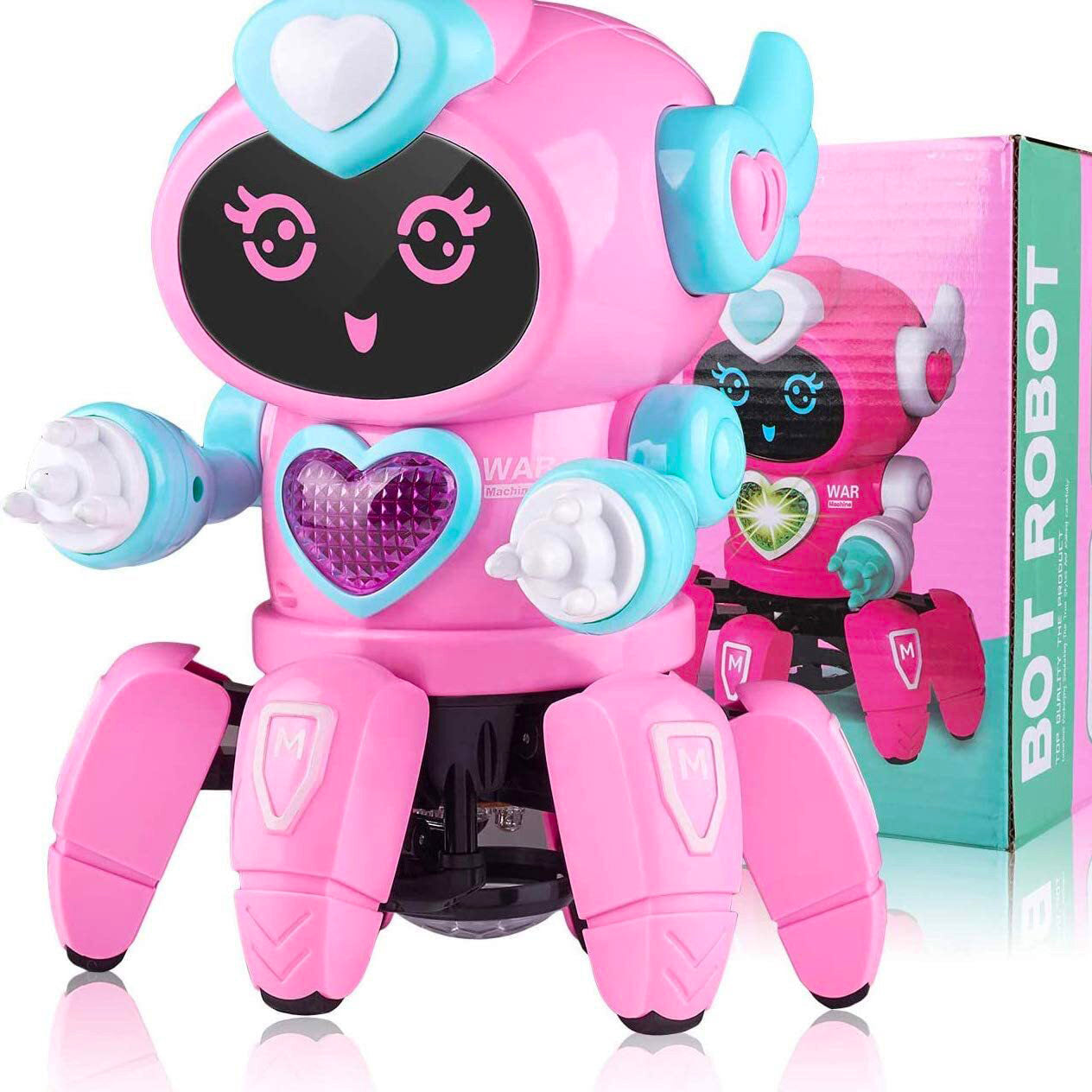 Bot Pioneer Dancing Robot Toy (Pink)