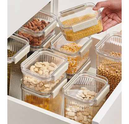 Large Airtight Food Container Sealed Stackable Storage Box (1300mL)