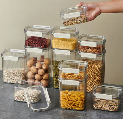 Large Airtight Food Container Sealed Stackable Storage Box (1300mL)