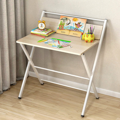 Express Folding Desk with Shelf (White)