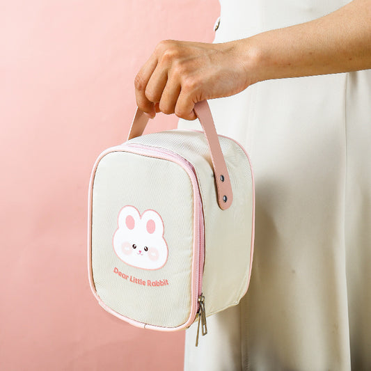 Cute Rabbit Insulated Thermal Lunch Bag Portable Food Storage