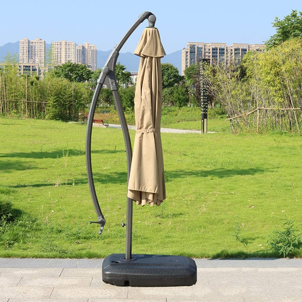 Outdoor Umbrella Stand Sand/Water Filled Cantilever Base Holder