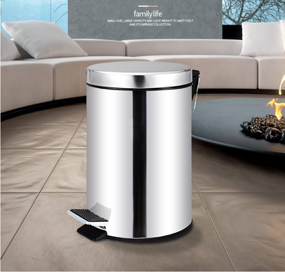 Stainless Steel Garbage Rubbish Bin with Pedal 12L