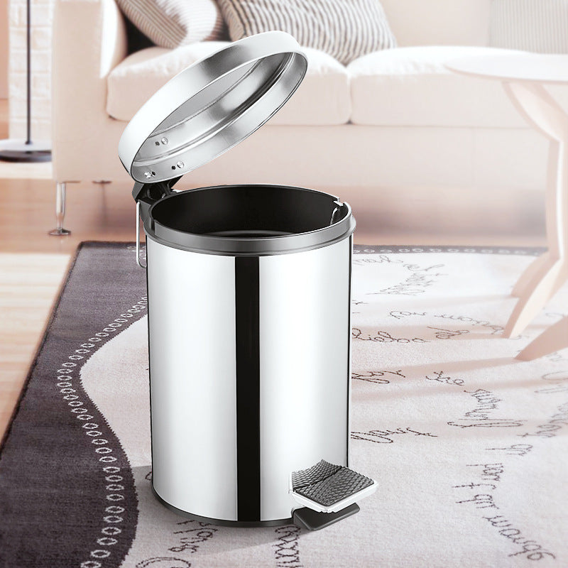 Stainless Steel Garbage Rubbish Bin with Pedal 12L