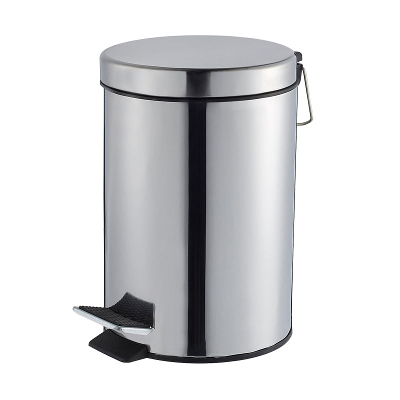 Stainless Steel Garbage Rubbish Bin with Pedal 12L