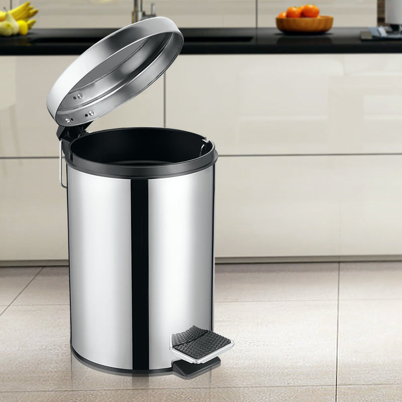 Stainless Steel Garbage Rubbish Bin with Pedal 8L