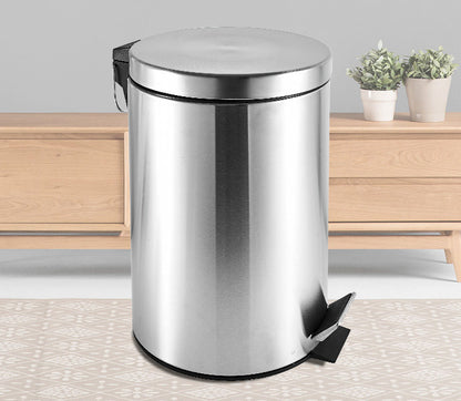 Stainless Steel Garbage Rubbish Bin with Pedal 8L