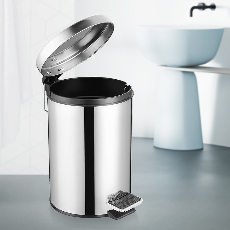 Stainless Steel Garbage Rubbish Bin with Pedal 8L