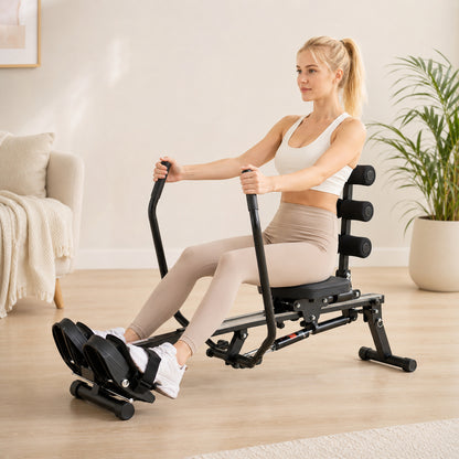 Fitplus Hydraulic Rowing Machine Home Gym Rower Fitness Trainer
